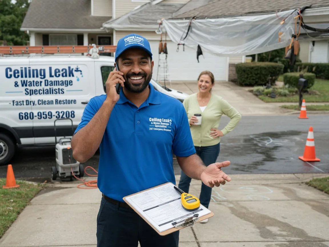 Ceiling Leak Cleanup Dover, MO FAQs